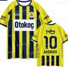 Nuevas Camisetas de Local y Visitante del Fenerbahce 2026 para la Temporada 2026-27, Camiseta Deportiva de Manga Corta Estilo Familiar Impresa en 3D para Aficionados