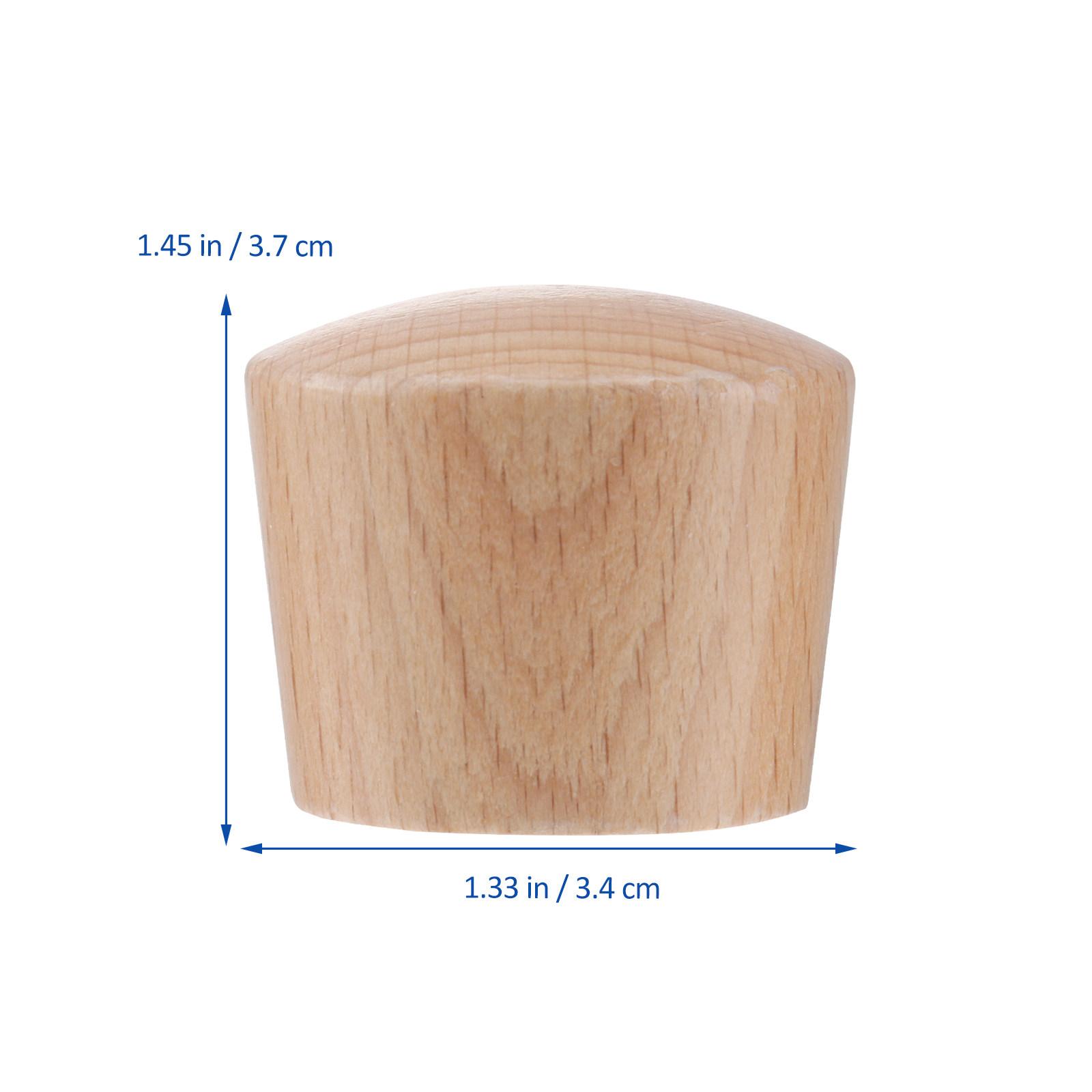 

3pcs Wooden Pot Lid Handle M5 Deep Color Replacement For Soup Pot Lid Insulating Creative Kitchen Cookware Upgrade хаки