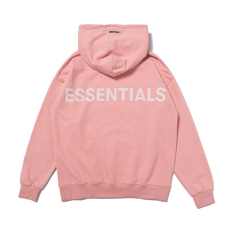 FOG Essentials Reflective Letter Hoodie Men