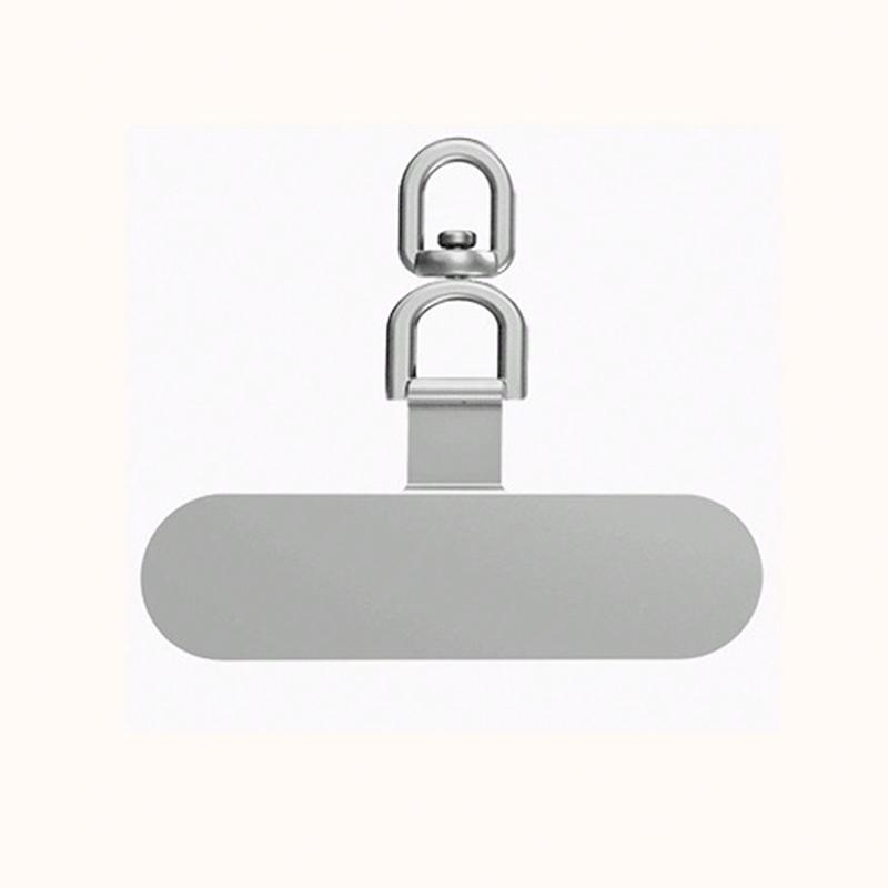 

1pcs New Upgrated 360 Rotatable Stainless Steel Phone Tether Tab Metal Patch Gasket Cellphone Lanyard Safety Connecter Piece Metal
