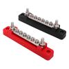 48V 150A 6 Terminal Bus Bar 2 Studs Battery Terminal Distribution Block with 12 Terminals for Car RV Boat