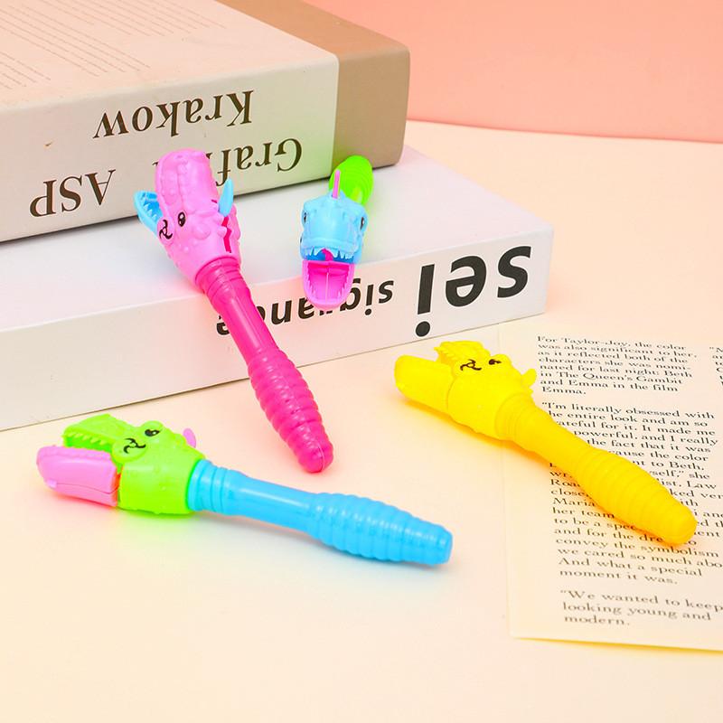 Plastic Dinosaur Kids Stick Toys For Imaginative Play And Gifts Educational