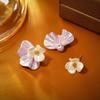 Ear Decor Flower Stud Earrings Elegant Temperament Earrings Vintage Earrings  Girls Gift
