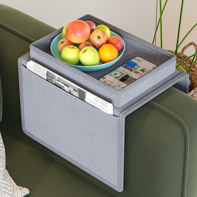 Sofa Armrest & Dormitory Bedside Storage Bag - Multifunctional Organizer for Cars & More