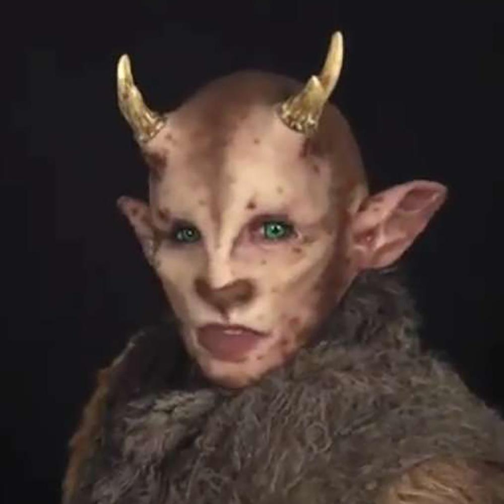 Popolare2020Nuova maschera demone horror di Halloween, con un demone toro con corna e palchi, maschera per la testa di animale