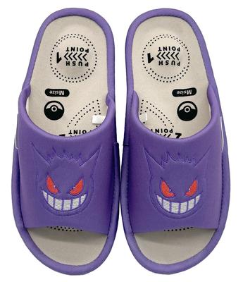 Relax Care Comfort Gengar 211801 Purple Acupressure Character Nippon Slippers Room Shoes Indoor Gift Pokémon Approx. 22-24cm Pokémon