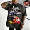 Dragon Ball 2026 Summer Trendy Hot Items Oversized Tshirt High Quality Retro Team Graphic Print Casual Tee for Adults Kids