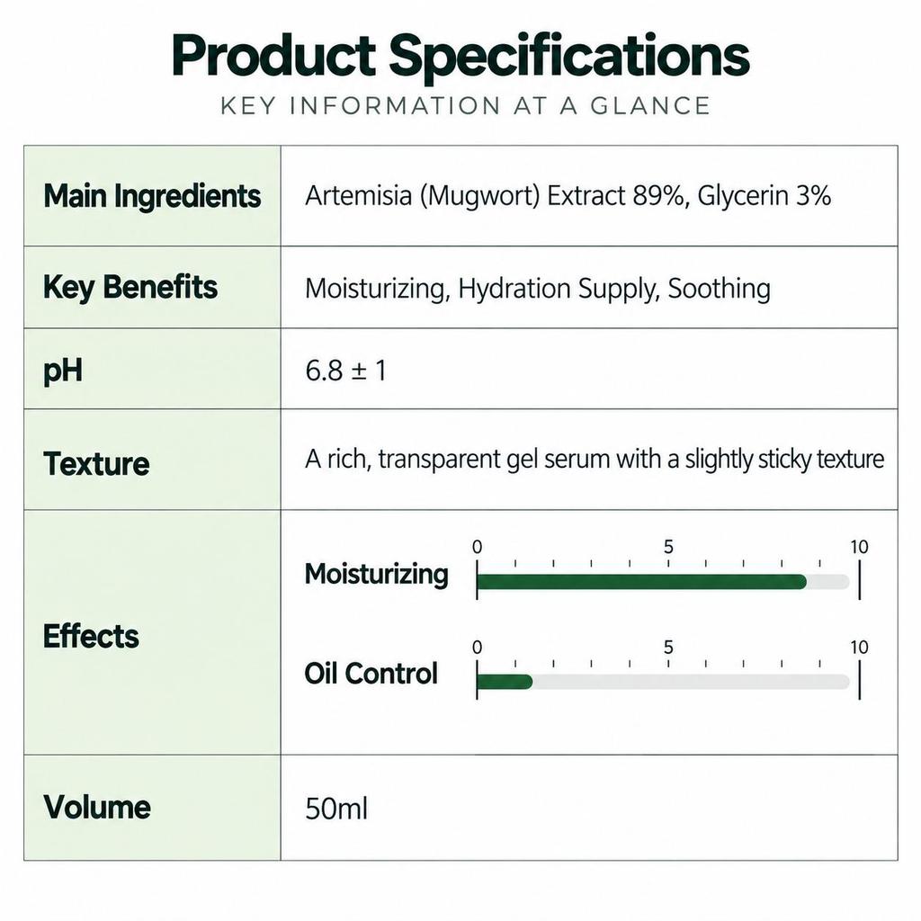 [Dermafactory] EDLP Houttuynia Cordata 89% Serum Soothing Hydrating Facial Serum 50ml