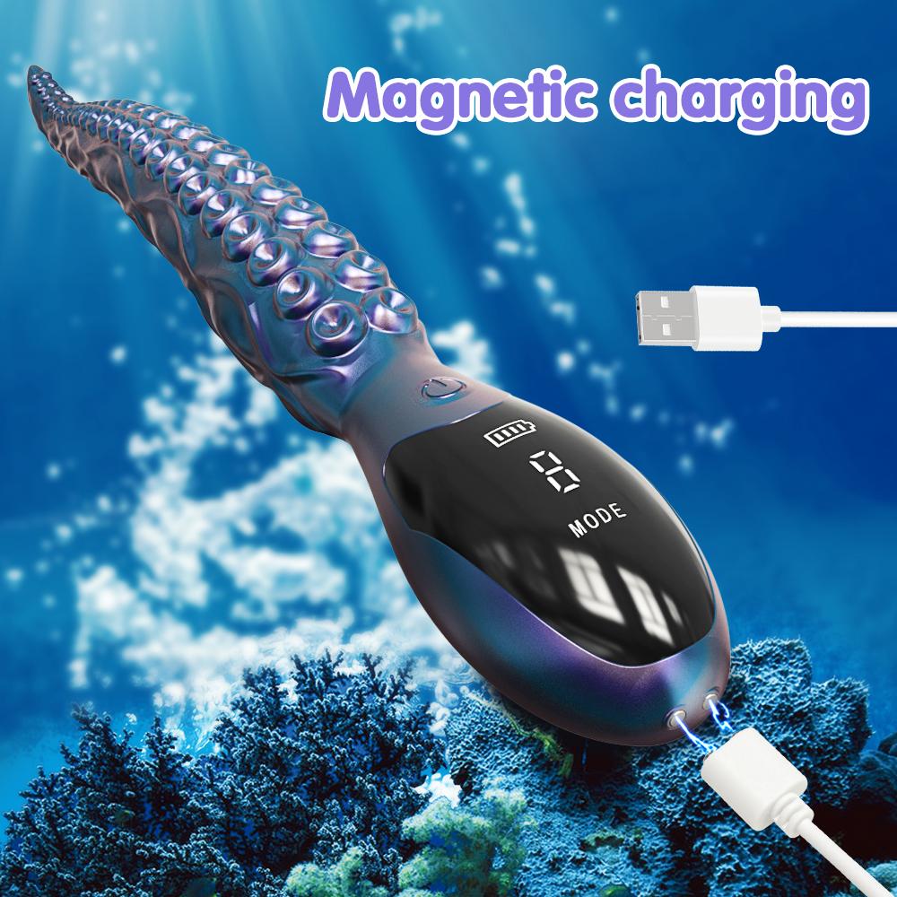 Octopus Tentacle Vibrator for Women Clitoris Stimulator Vibrating Anal Balls G Spot Female Masturbation Sex Toys for Women