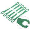 100/200Pcs Plastic Cutter Blades for Florabest Grass Trimmer Brushcutte for Garden Lawn Garden Lace Mower Grass Gardening Tool