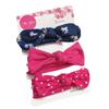 European & American Kids' Rabbit Ears Headband Set: 3-Piece Infant Bow Hair Accessories for Boys & Girls