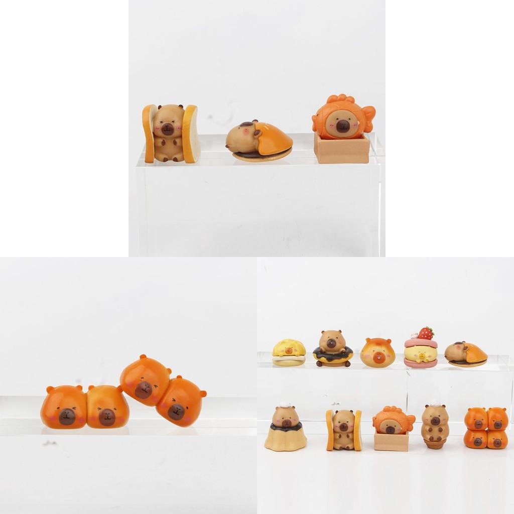 Cub Bakery Capybara Bread Qmeng Miniature Toy Model Decoration Gift Holiday