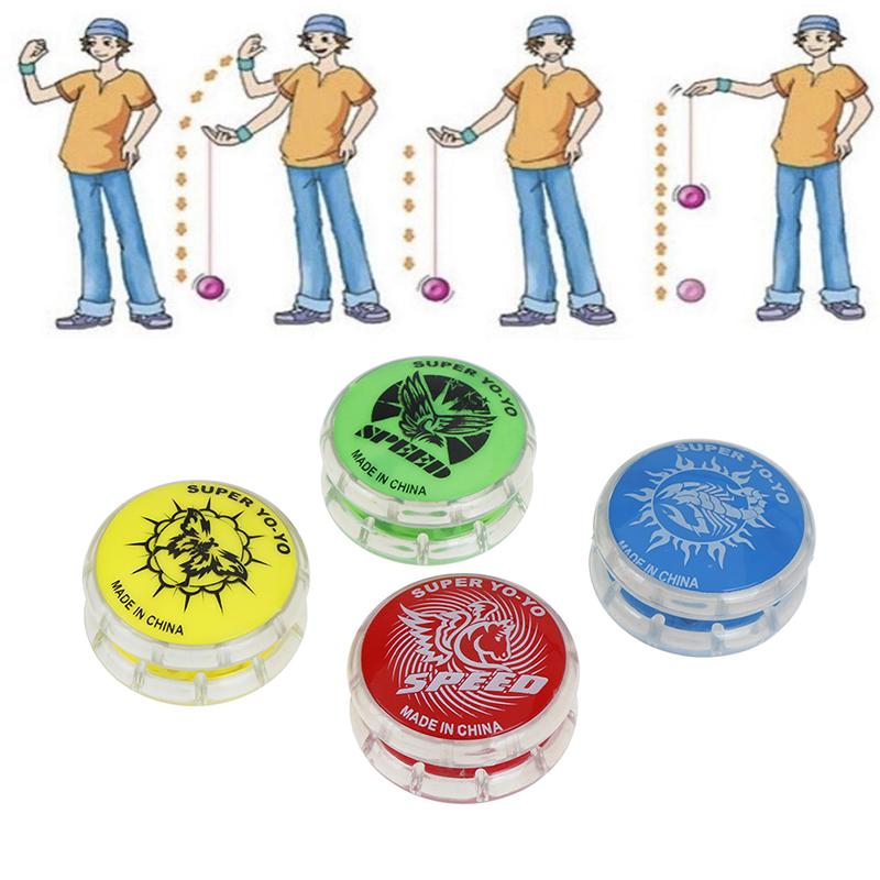 1Pc Magic Yoyo Ball Toys For Kids Colorful Plastic Yo-Yo Toy Party Gift