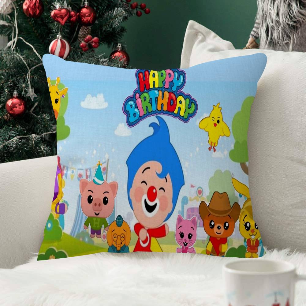 Cartoon Plim Plim Christmas Fashion Decorative Pillowcase Throw Cover Pillow Case Cushion For Living Room Square Home Decor
