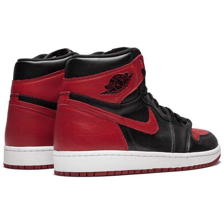 Air Jordan 1 Retro High OG Banned 2016 Men Sneakers Black Varsity-Red-White 555088-001
