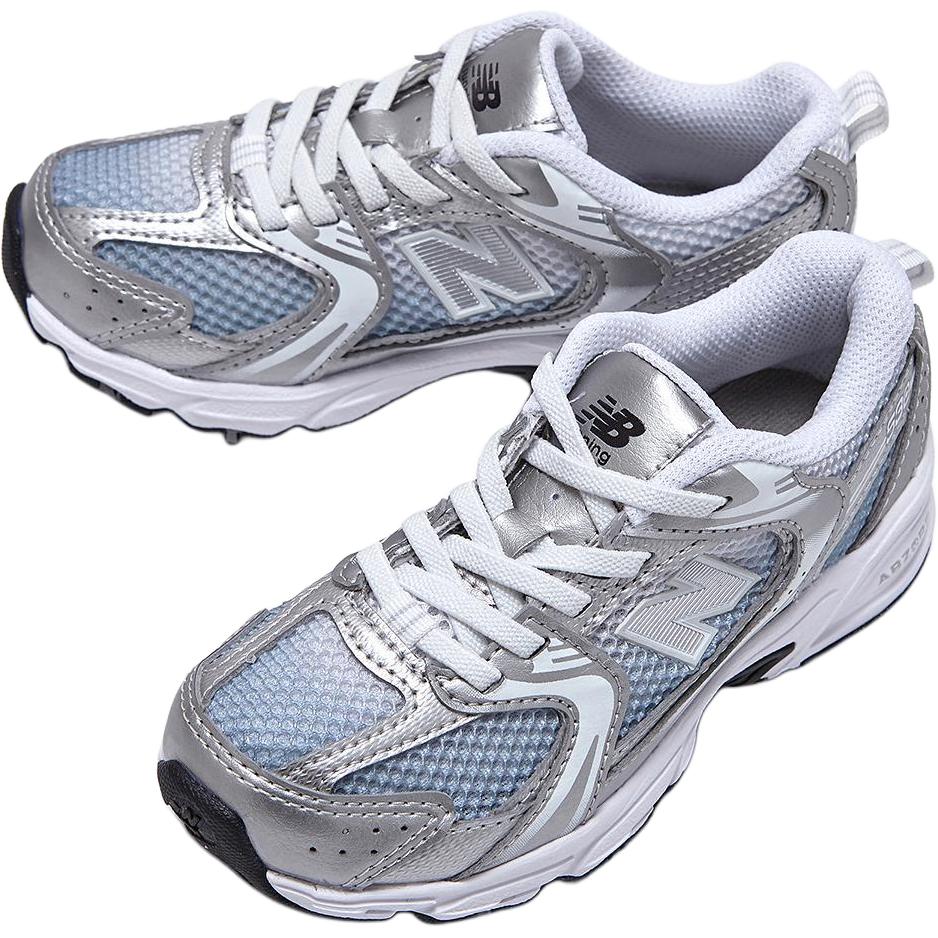 New Balance NB 530 Synthetic Leather Polyester Comfortable Fashion Shock Absorption Wear Resistant Low Top Kids Running Shoes Kids Sneaker PZ530DS