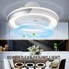 80W Modern Acrylic Led Ceiling Fan with Lights Remote Control Minimalist LED Ceiling Lights Fan Lamp Dimmable Fan Light