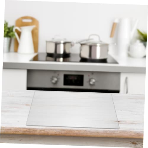 Ciieeo Glass Cutting Board, Tempered Glass Chopping Board, Fruit and Vegetable Cutting Mat, Kitchen Tool with Name Tag