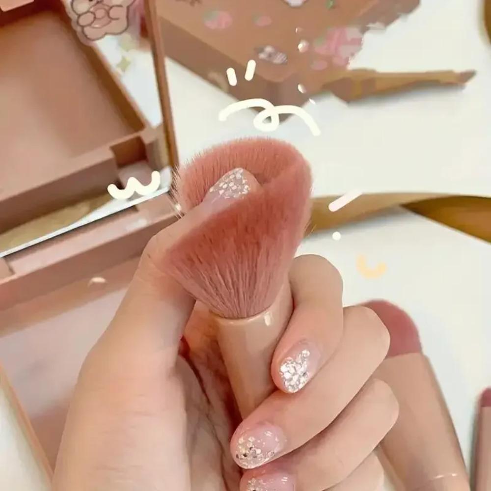 5 Stück Reiseset Make-up Pinsel Set Mini Make-up Pinsel, Kleines Komplettes Funktions Kosmetikpinsel Set Mit Etui Und Spiegel Perfe