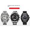 22mm nerezový řemínek Pro Casio EF-550 Řada EDIFICE EF-550D/PB EF-523 5147 Vodotěsný silikonový gumový řemínek na hodinky Náramek