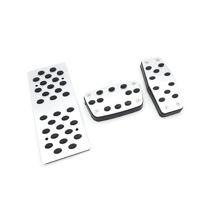 

Non-slip Foot Pedals For CADILLAC XTS 2017Car Interior Gas Brake Panel Cover Sticker Aluminium Alloy Accessories 3PCS For LHD серебряный
