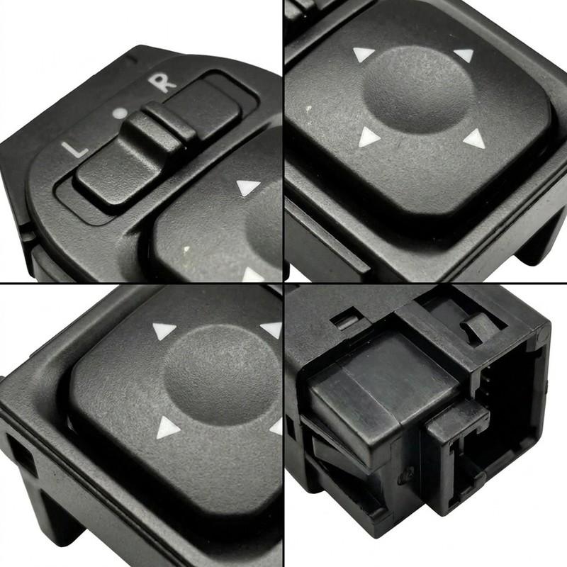 Rearview Mirror Adjustment Control Switch S118202570 Black Plastic Direct Replacement For For Chery QQ3 For S11 2003-2013 Car