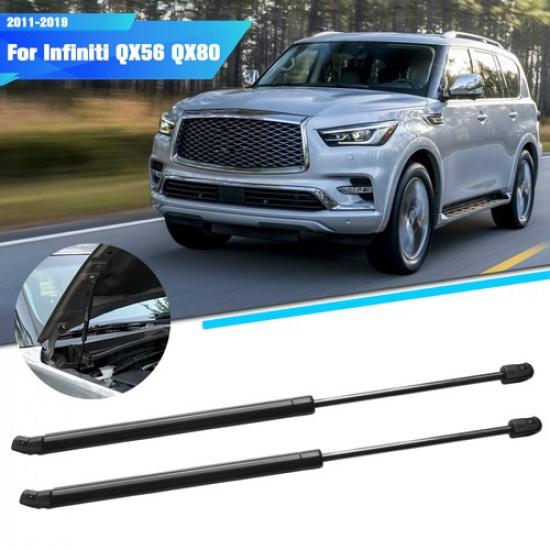 2 шт. Передние упоры капота Газовые стойки для Infiniti QX56 11-13 QX80 14-19 6016