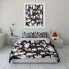 Cute Penguin Themed Home Decor Set Bedding Set With 1 Duvet Cover 2 Pillowcases Single Double King Queen, Gift