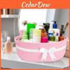 Christmas Cotton Rope Storage Basket With Handles For Toy And Apparel Organization