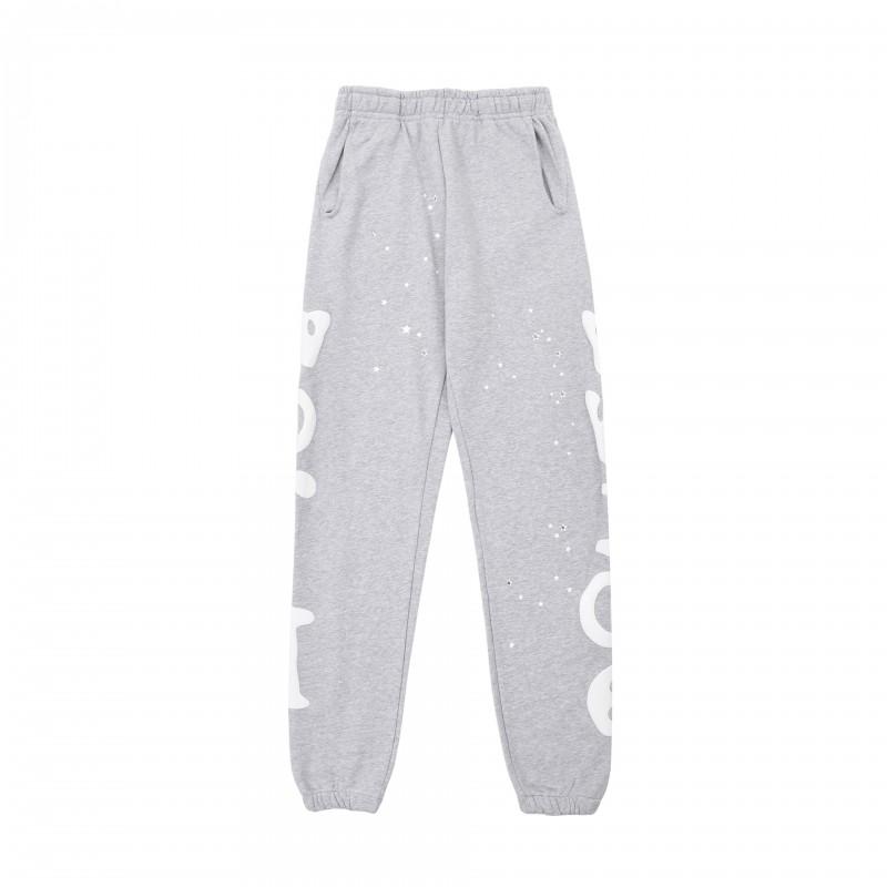 Sp5der Star Spider Foamed Letter Print Fleece Lined Hoodie Pants Set Teens Casual Streetwear Outfit
