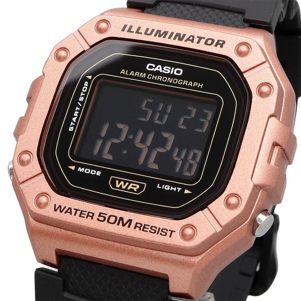 Casio Standard Digital Wristwatch W-218HM-5BV Unisex Copper Brown Metallic Cheap