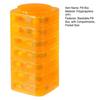 7PCS Pill Box Organizer Small Compact Modular Design Detachable High-visibility Color Container for Medication And Supplements