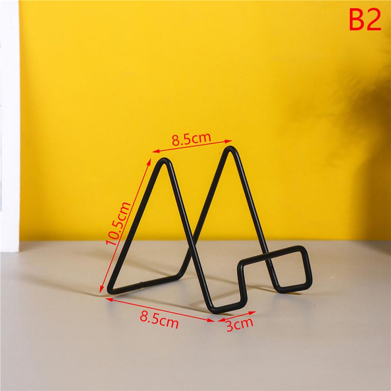 Black Gold Holder Metal Desktop Display Stand Storage Shelf For CD LP Vinyl Record EP