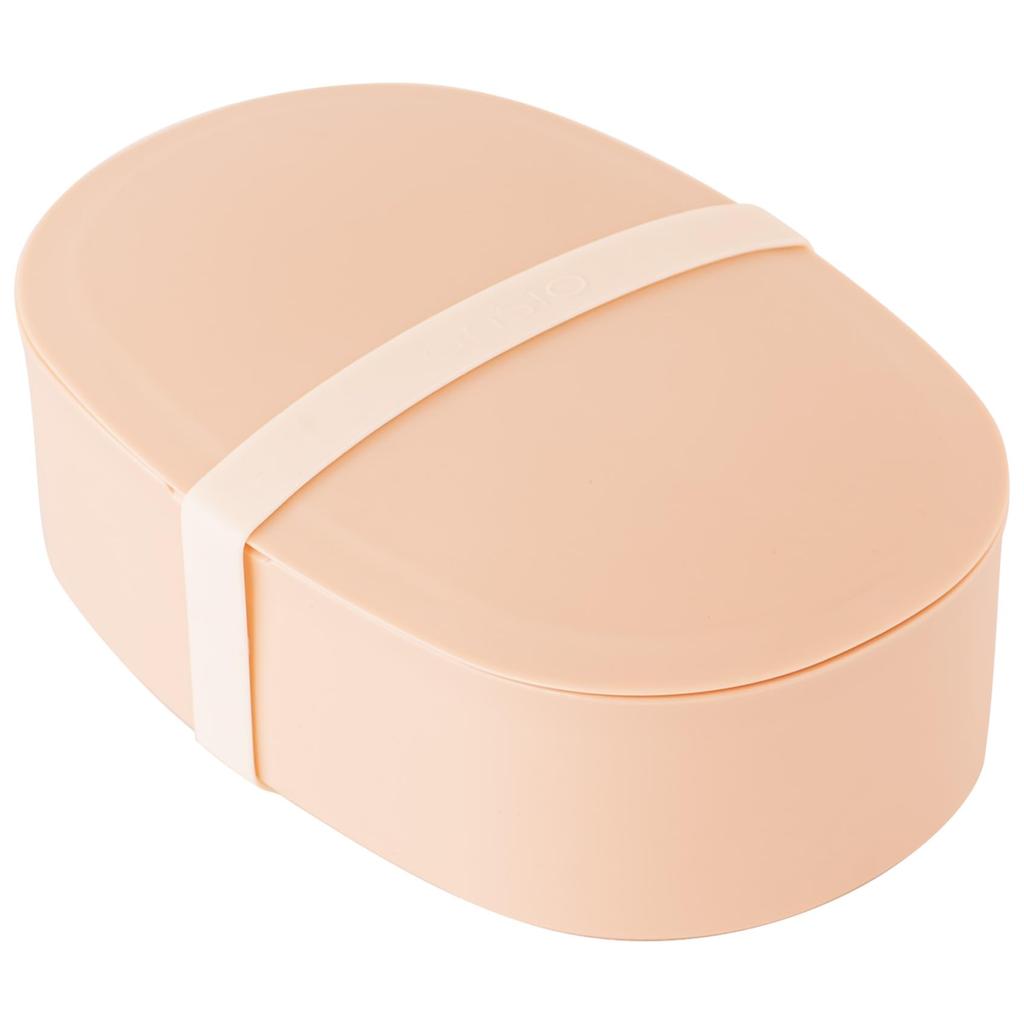 Ansio Bento Fluffy and Easy to Made in Dishwasher and Microwave Safe Box, Clean, 650ml, Pink, Japan,