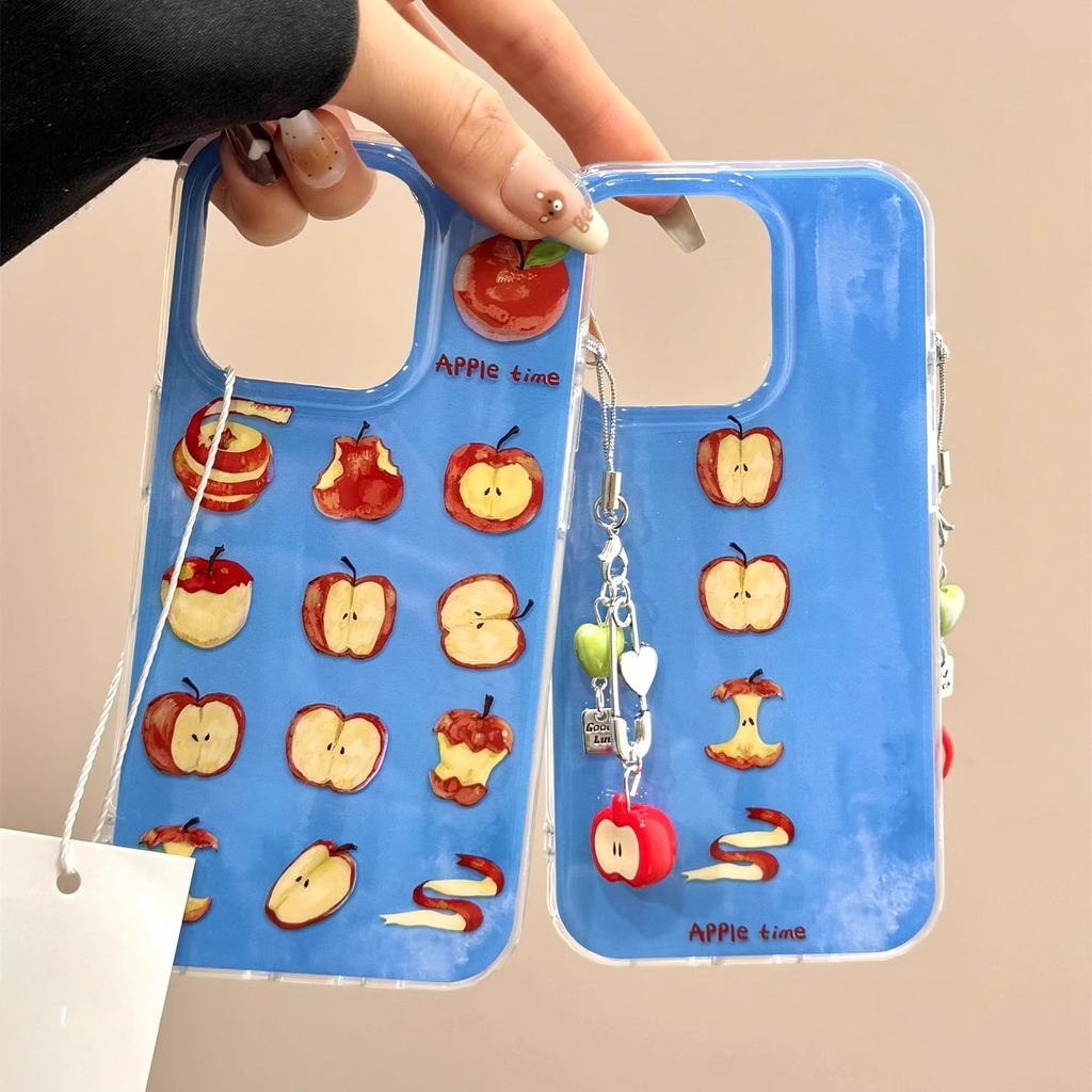 Ins Funny Graffiti Apple Suitable for Iphone15 Couples 16ProMax Mobile Phone Case 13 Apple 14P Pendant