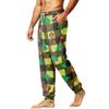 Heren Kerstprint Thermische Pyjamabroek voor Herfst Winter