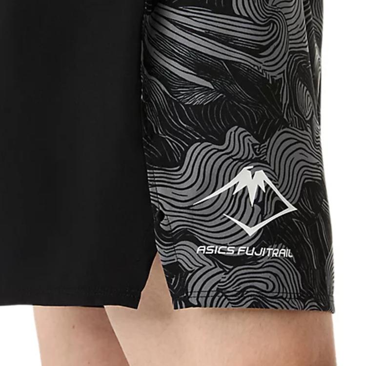 Asics Fujitrail All-Over Print Trail Running Actibreeze™ Mesh Breathable Running Shorts Men shorts 2011D526-001