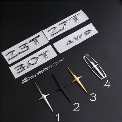 Car Side Fender Trunk 2.7T 3.0T Sticker Badge for Lin+coln Navi+gator 2 MKT Diecast Presidential Emblem Decal AWD Emblem Car Styling
