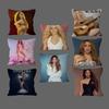 S-Shakira Office Cushion Pillowcase Car Cushion Cover45X45CM Lumbar Pillowcase Sofa Pillowcover