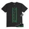 Spizike Pine Green Black Anthracite T Shirt Match QVERT