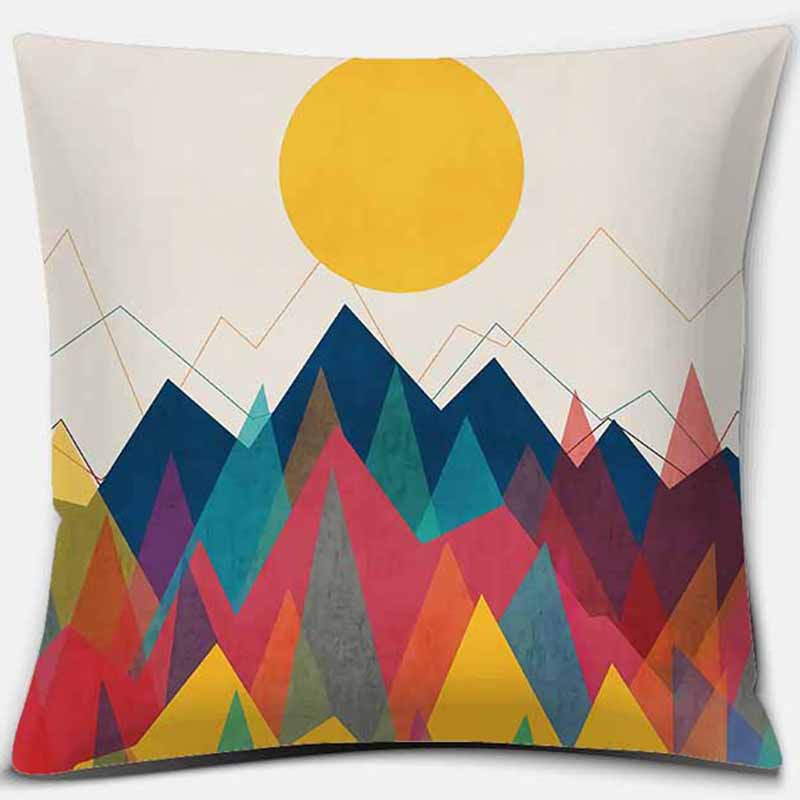 Kreatywny nadruk geometryczny poszewka na poduszkę kanapa samochodowa poszewka na poduszkę dekoracyjna poszewka na poduszkę