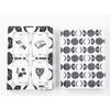 9*6cm Luna Lenormand Deck - 36 Minimalist Black and White Oracle Cards Hand-Drawn Sketch Style