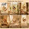 Stained Glass Style Suncatchers Acrylic Flower Bird/Butterfly Crystal Sun Catcher Decorative Hanging Ornament for Window Living Catcher Room Bedroom