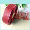 Festive 100 Yard Christmas Ribbon Decorative Mesh Edge For Gift Wrapping And Tree Decor