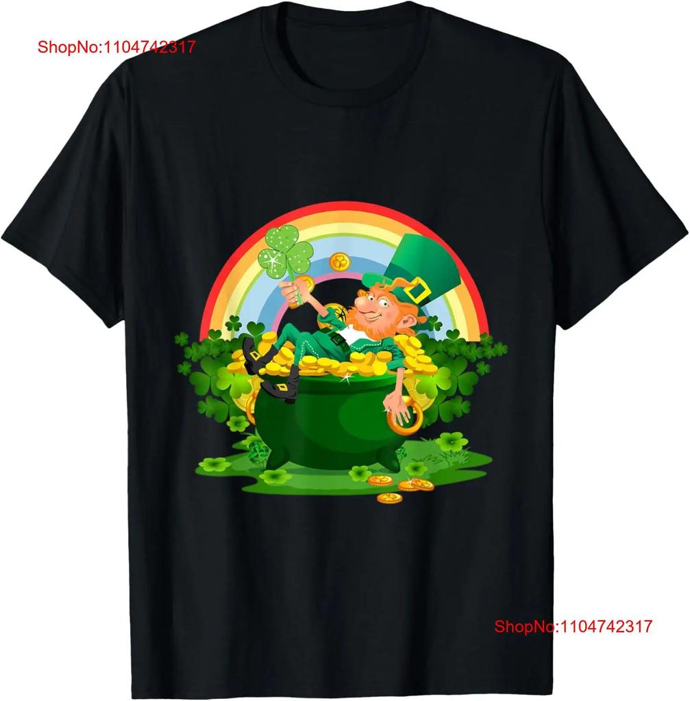 Funny Leprechaun Boys Girls St Pattys Day Humor T Shirt Vintage Washed Comfortable Unisex Designer Clothes Streetwear