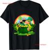 Funny Leprechaun Boys Girls St Pattys Day Humor T Shirt Vintage Washed Comfortable Unisex Designer Clothes Streetwear