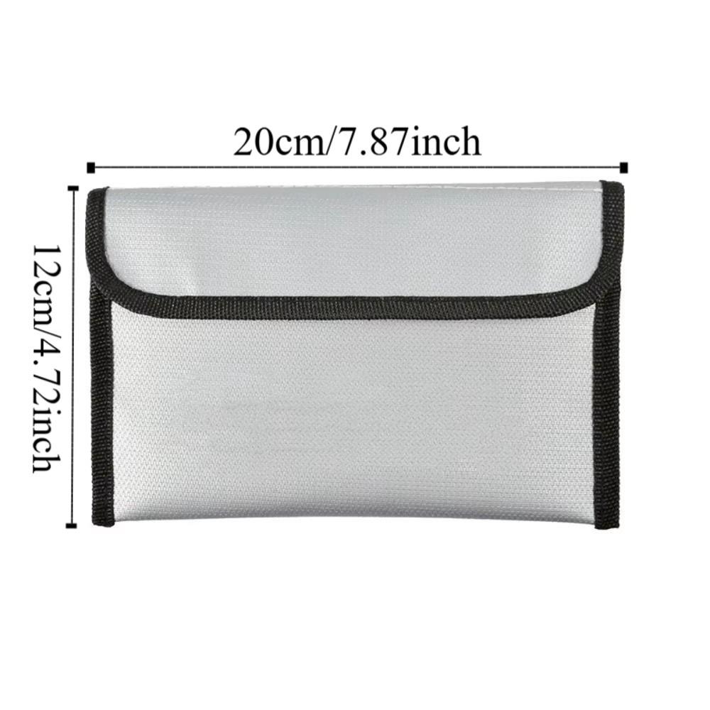Waterproof Surface Safe Storage Pouch High Temperature Resistant Envelope File Folder  For Cash