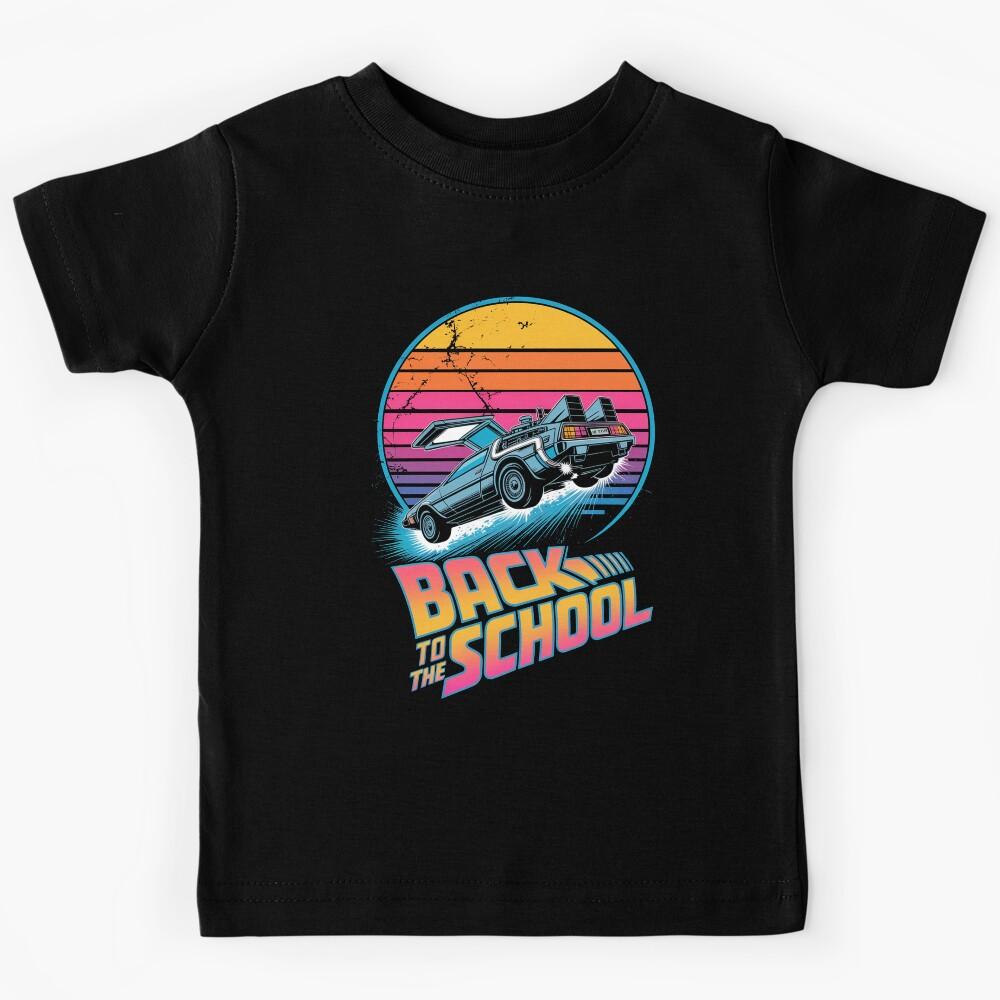 Back to School Retro Car Design Kids T-Shirt 100