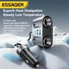 Essager 150W USB C Car Charger 2 in 1 100W Dual Cigarette Lighter Splitter 5 Ports QC 3.0 PD 3.0 Fast Charging For Mobile Phone