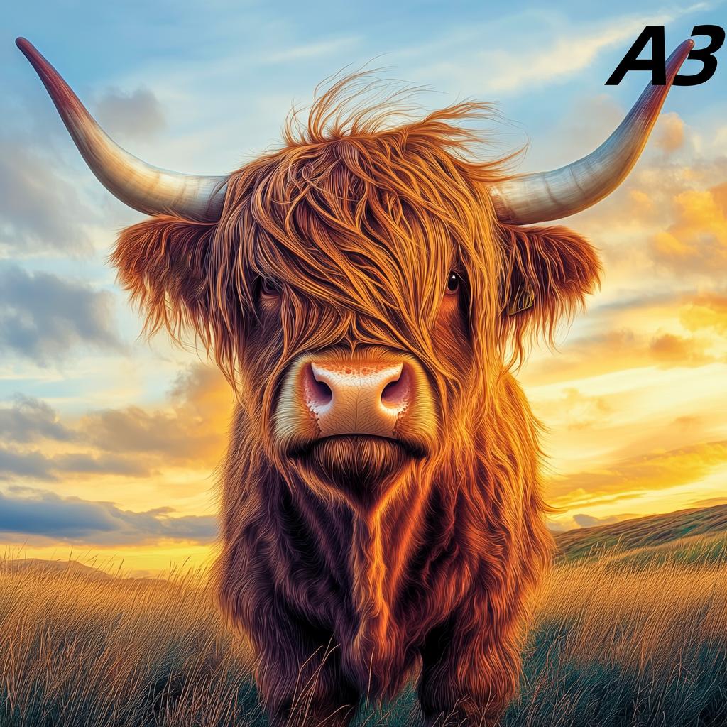 Non-Toxic Square Highland Cows Wooden Puzzle Adults Board Home Decor 3D Entertainment Brain Trainer Toy Jigsaw Puzzles Montessori